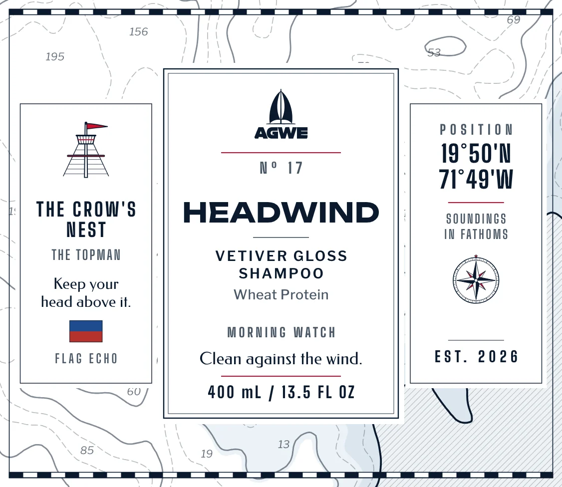 The full HEADWIND label, unrolled