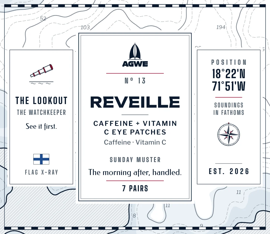The full REVEILLE label, unrolled