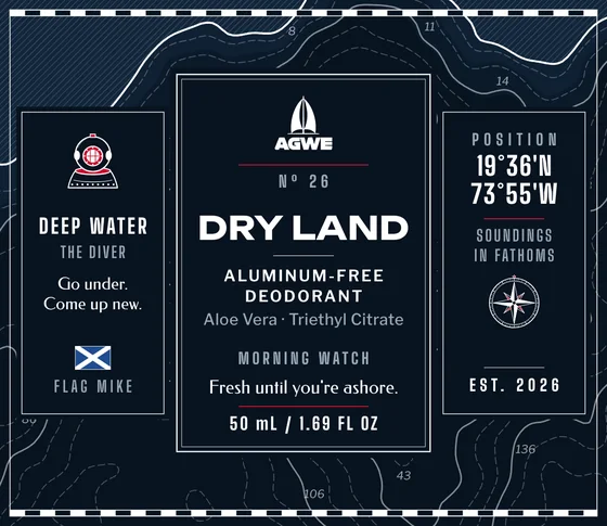 DRY LAND label