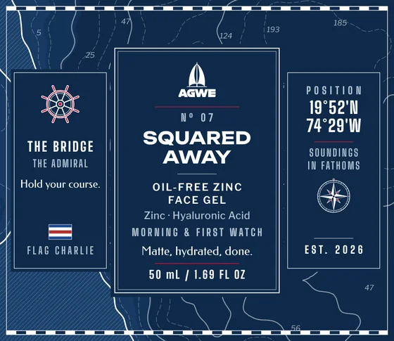 SQUARED AWAY label