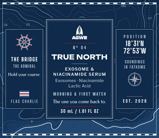 TRUE NORTH label
