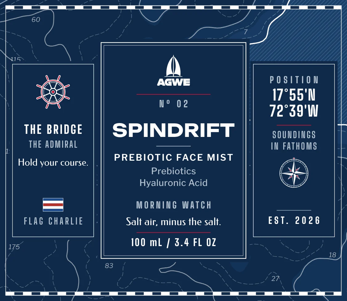 The full SPINDRIFT label, unrolled
