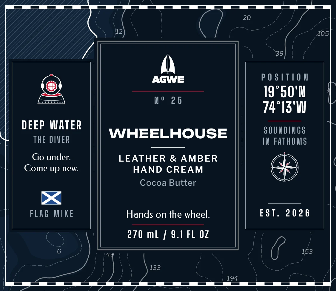 The full WHEELHOUSE label, unrolled