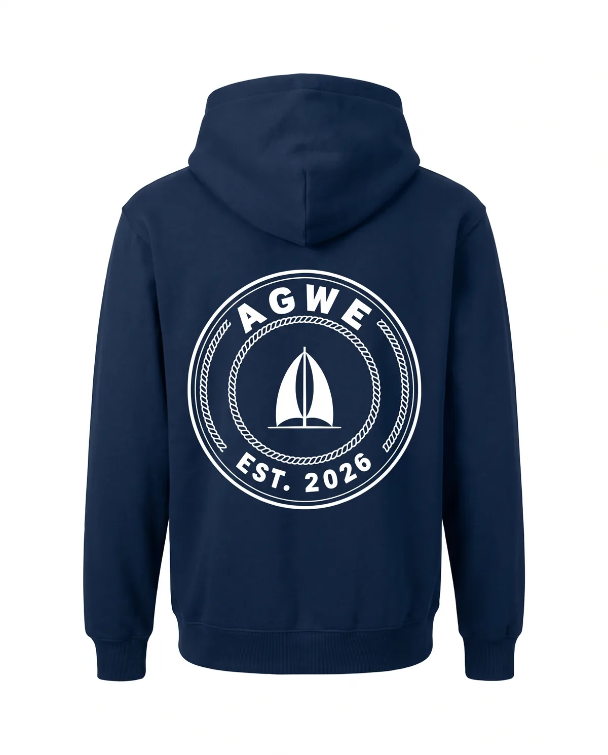 The Night Watch Hoodie: Heavyweight, the badge across the back