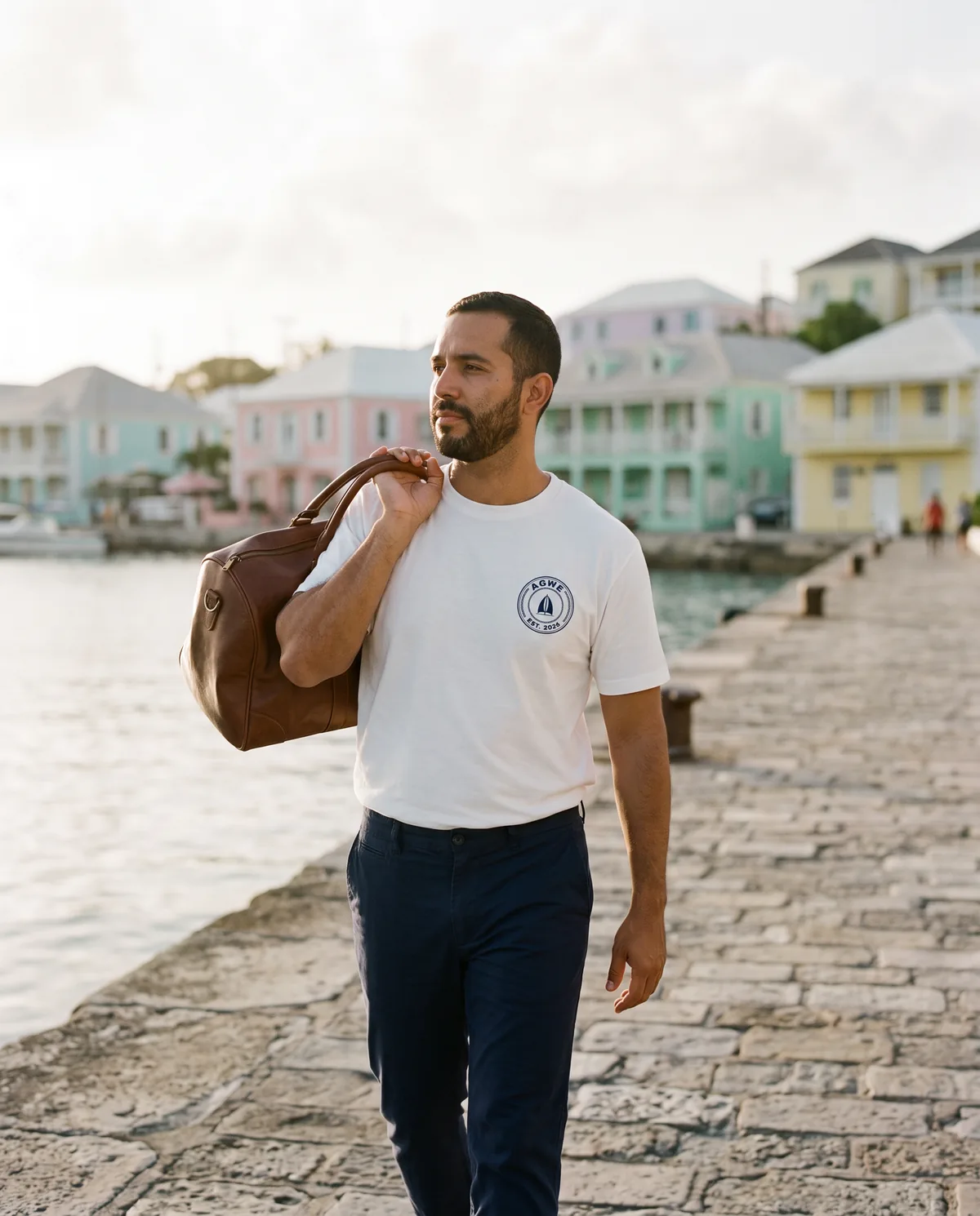 Ashore: The Muster Tee, worn